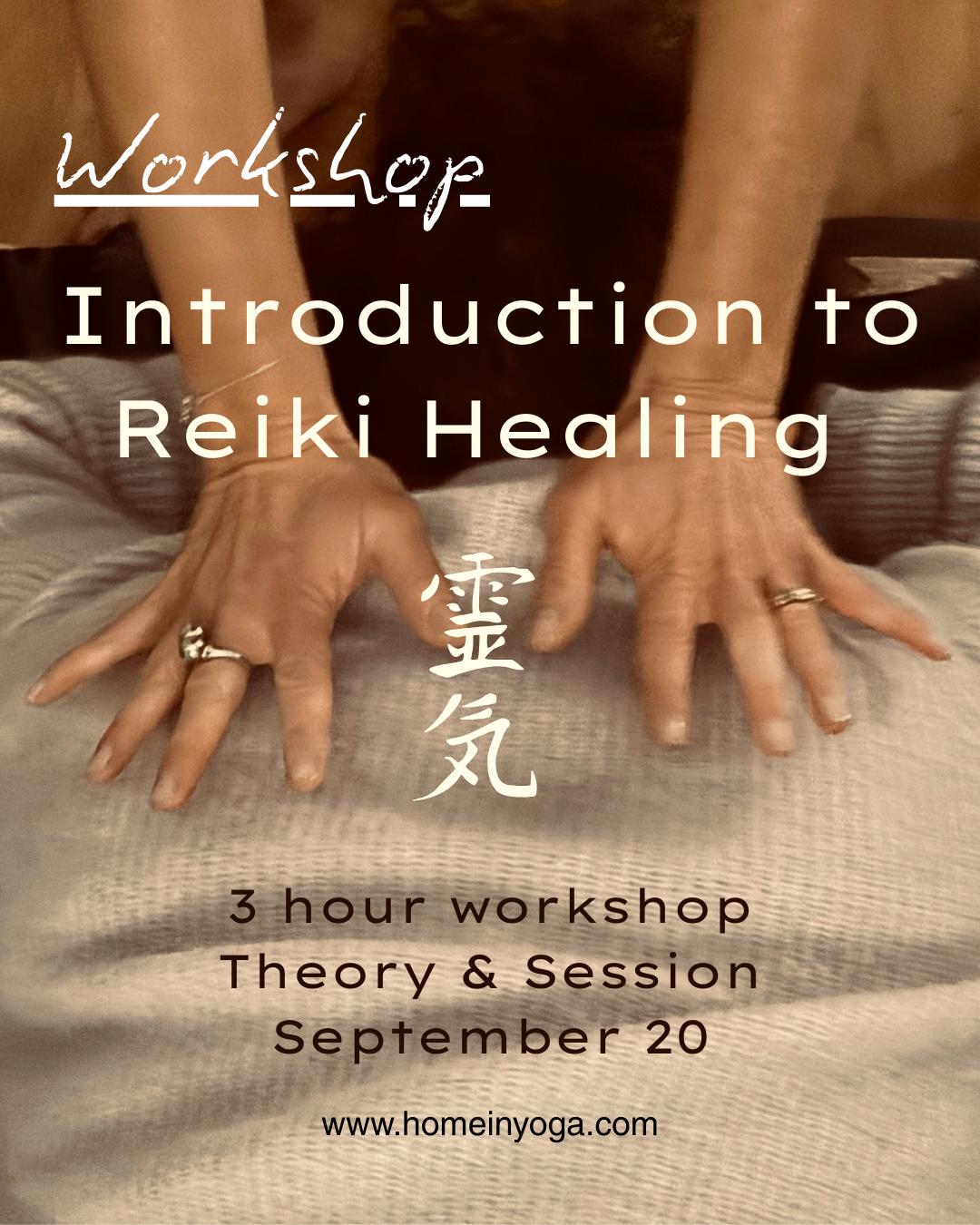 Workshop 20/9: Reiki - Get A Little Deeper into the Healing Arts