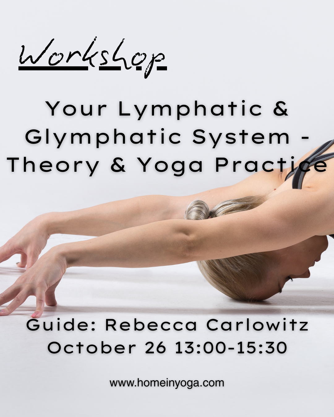 Workshop 26/10: Lymph Yoga Workshop - Cleanse, Circulate, Restore