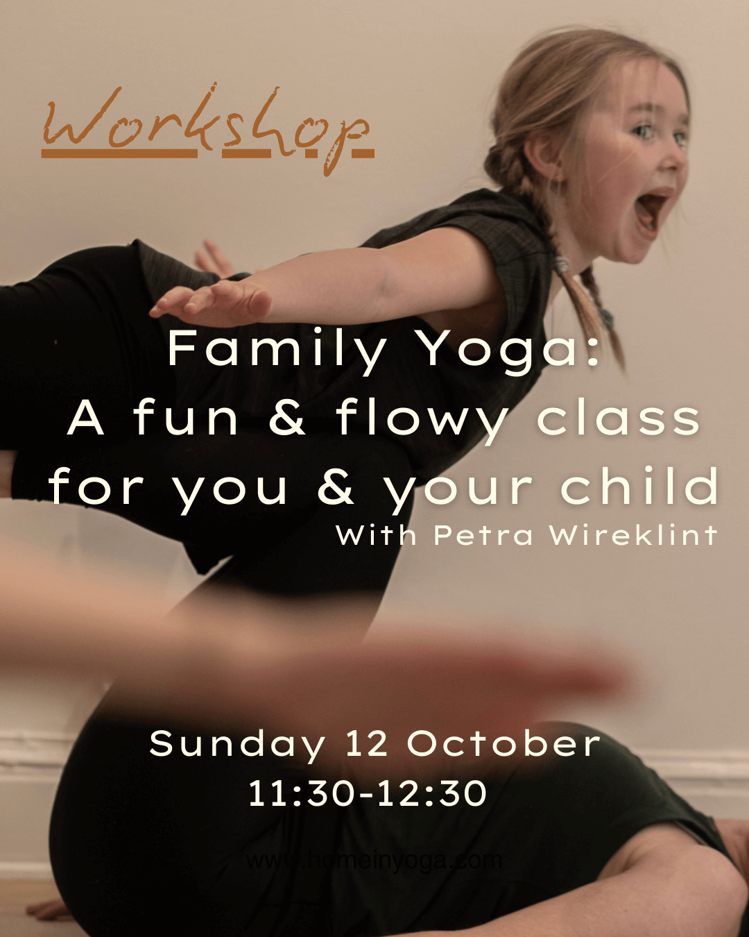 Workshop 12/10: Family Yoga - for You and your Child