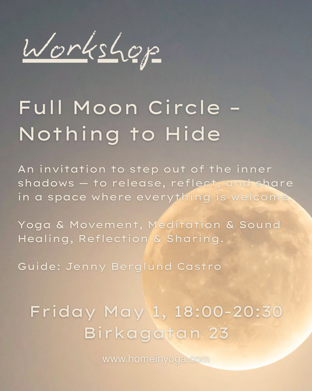 🌕 May 1: Full Moon Circle – Nothing to Hide