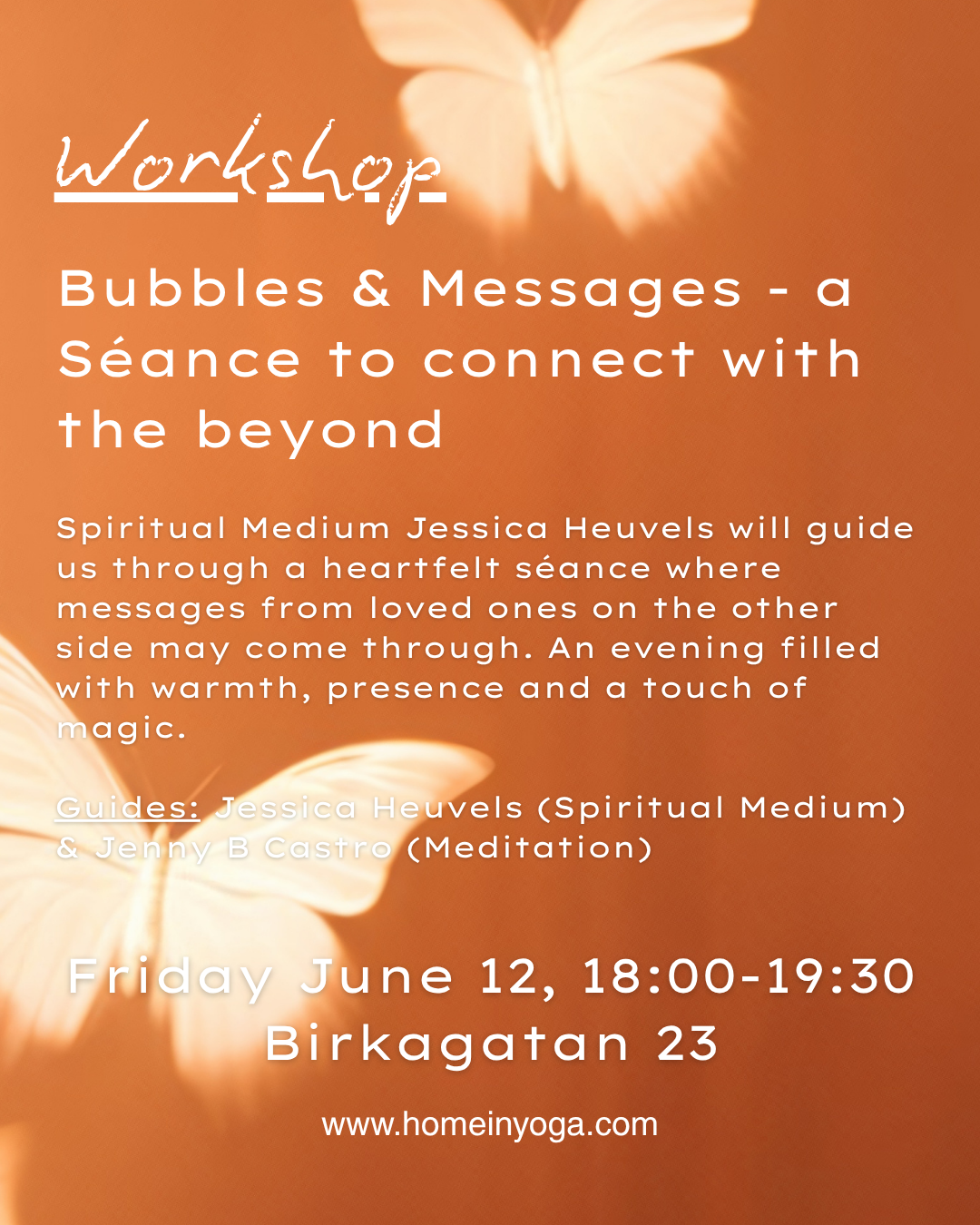 Workshop 12/6: Bubbles &amp; Messages - A Séance Connecting with the Beyond