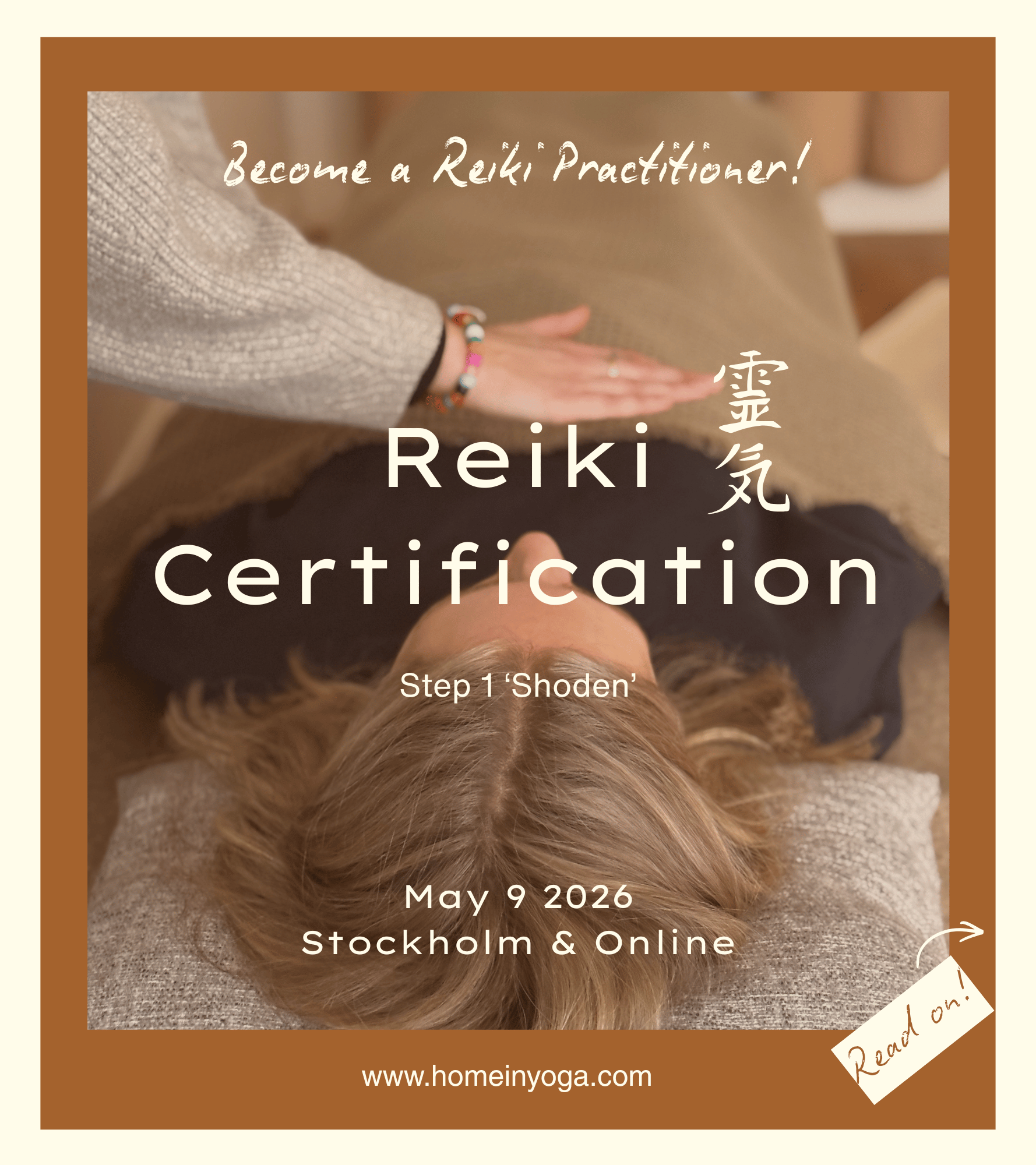 Certification 9/5: Become a Reiki Healing Practitioner, Reiki 1 “Shoden”