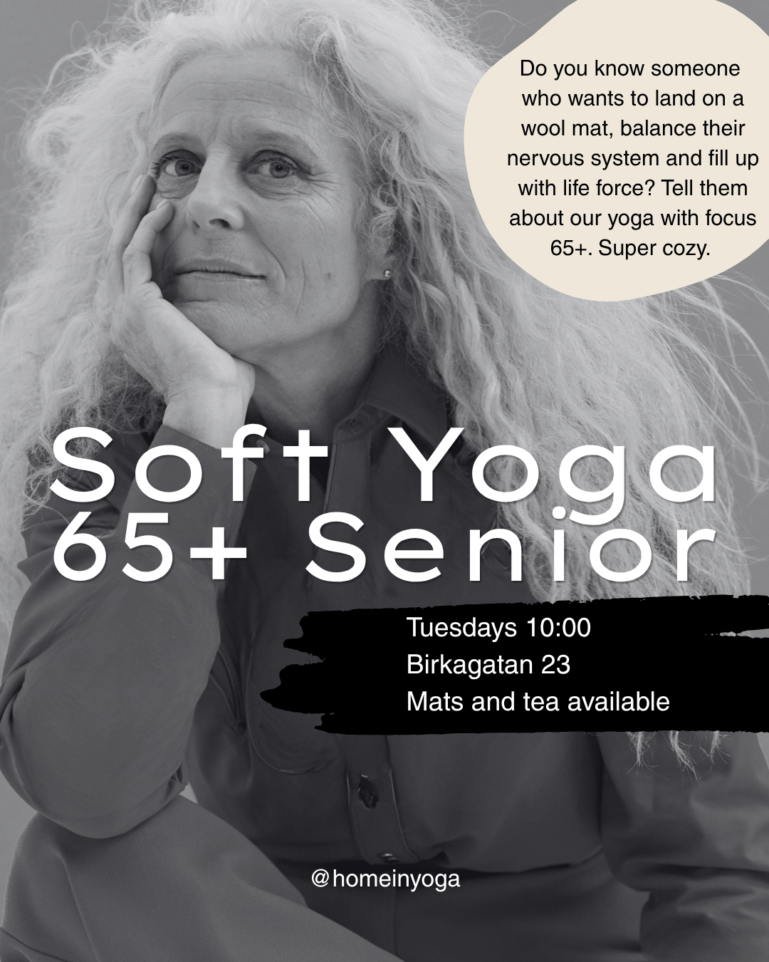 ✨ Highlight: Soft Flow 65+ Senior - tell your seniors!