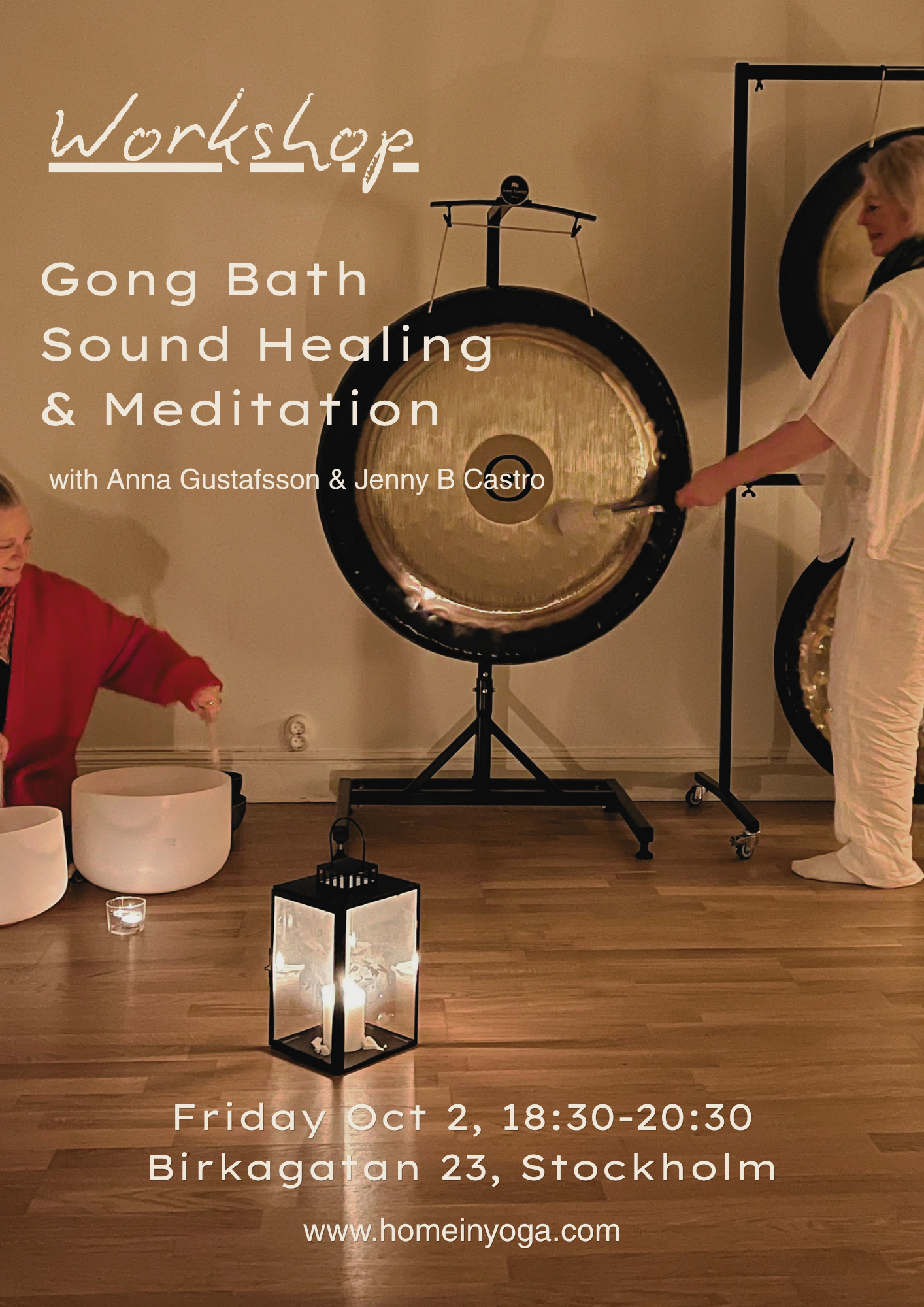 Workshop 2/10: Gong Bath & Sound Healing