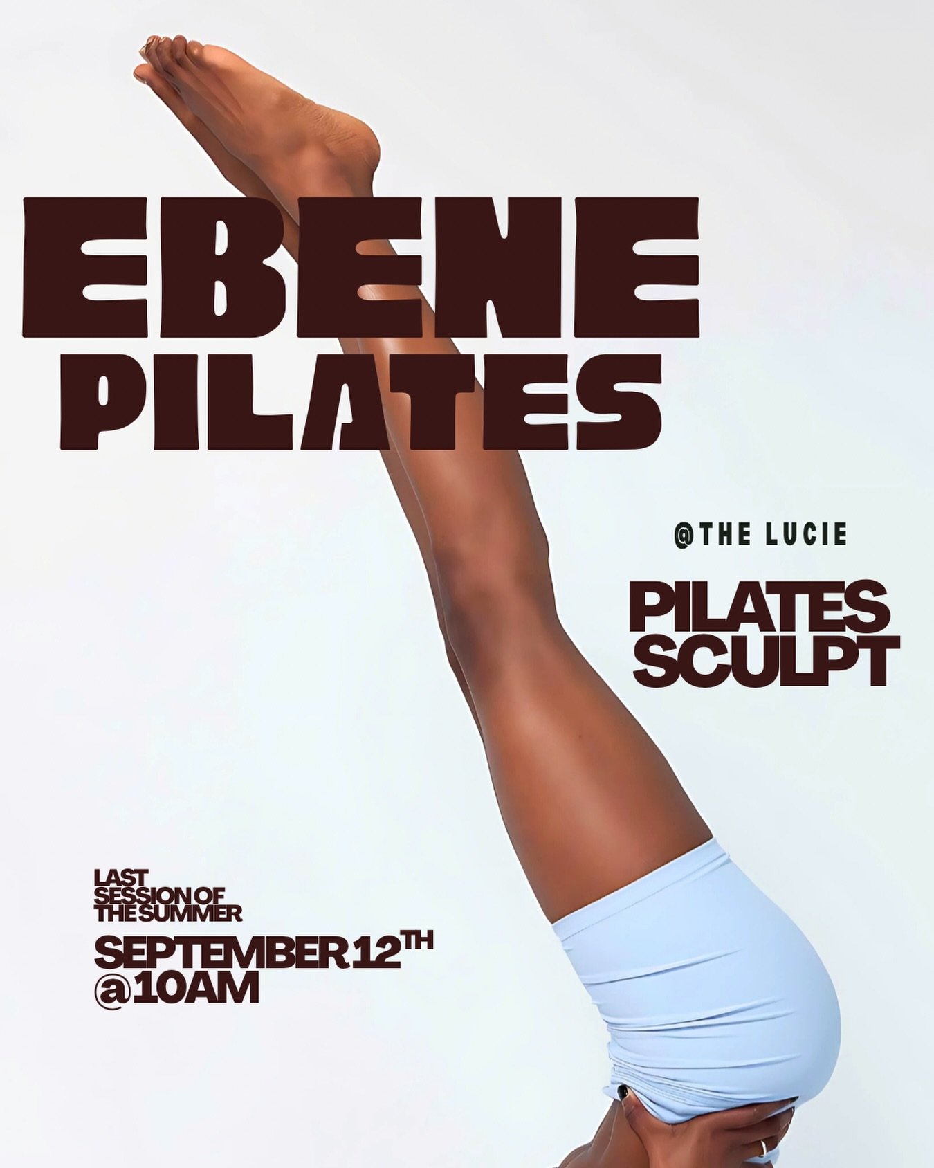@thelucieapts residents! We are moving with you again one last time before the summer ends! Bring your mat and the good vibes this Saturday 🌸
-
#ebenepilates #baltimorepilates #pilatesforeverybody