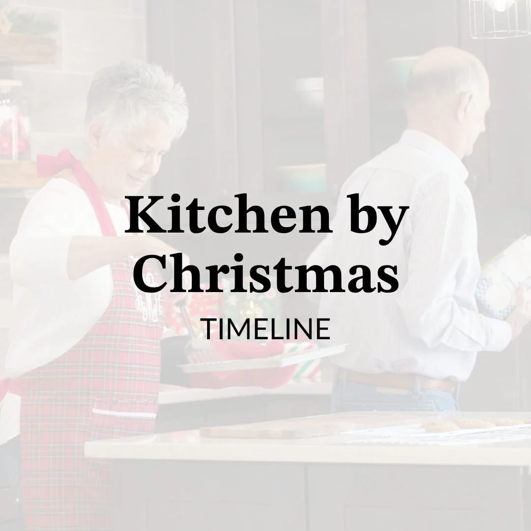 Kitchen by Christmas Timeline