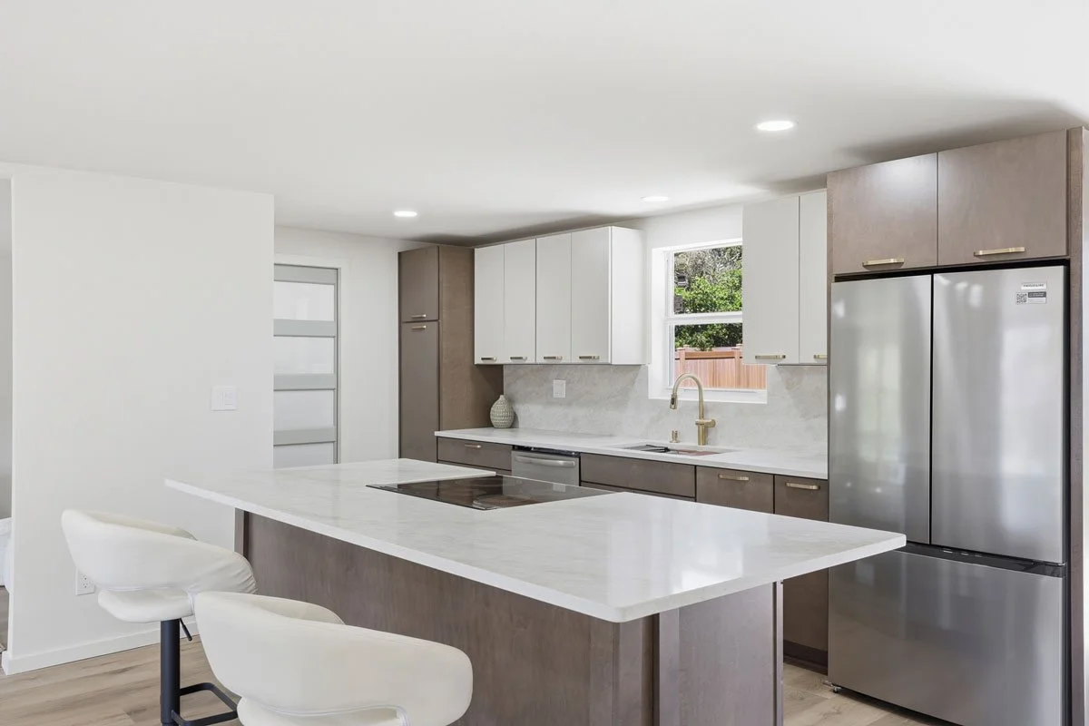 Modern Contrast Kitchen Remodel by Woodsman Kitchens & Floors project photo 7