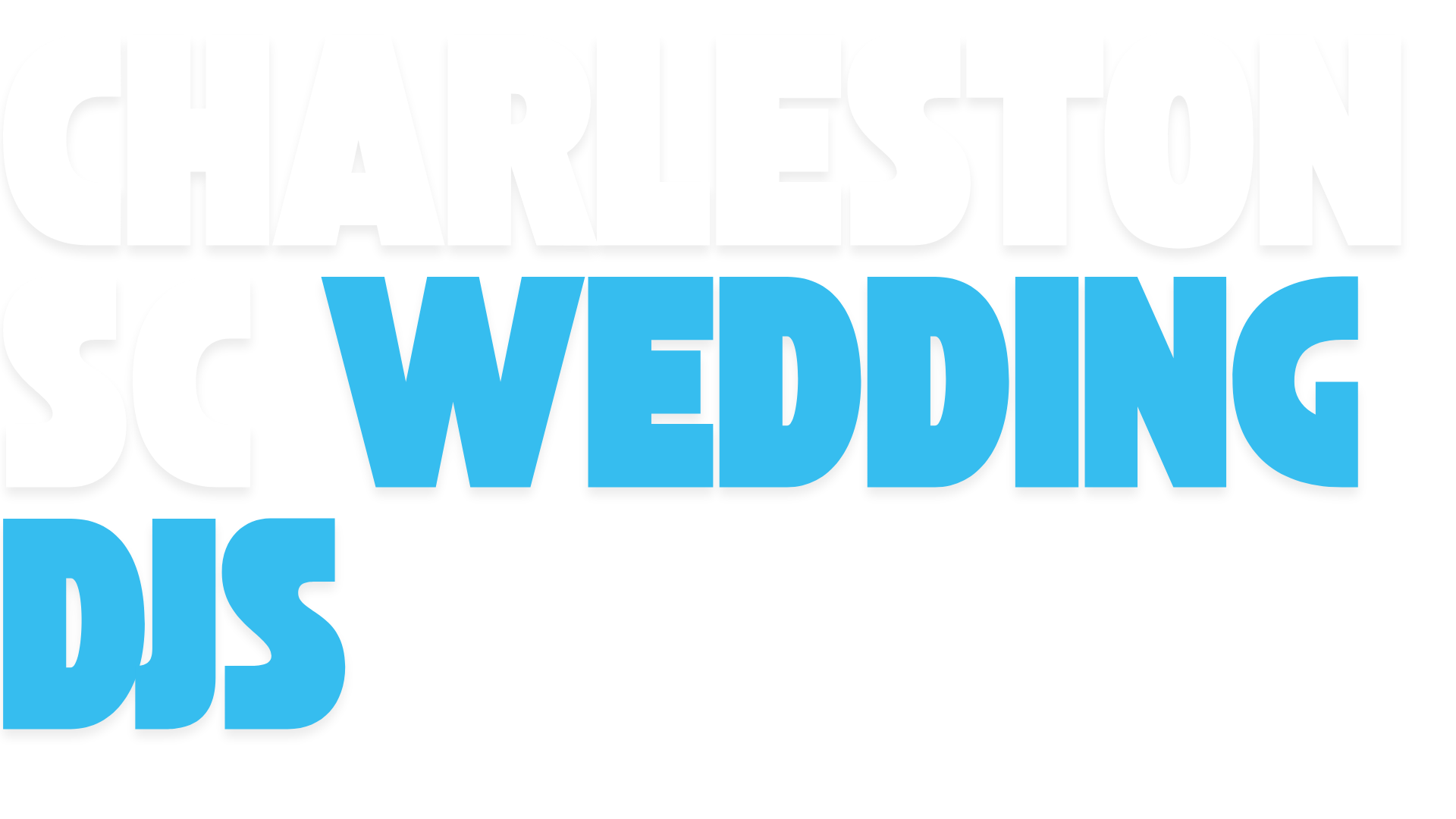 Charleston SC Wedding DJs & Event Entertainment