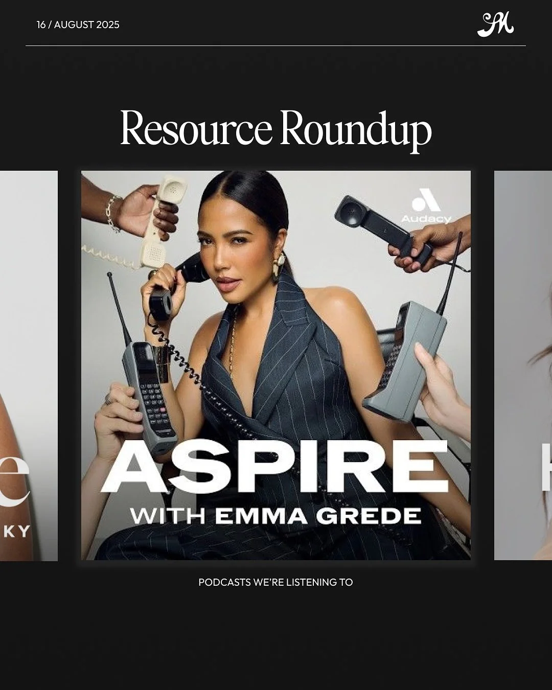 Rounding up some of our favorite podcasts that we&rsquo;re currently listening to ✨🎙️

What resources should we roundup next?