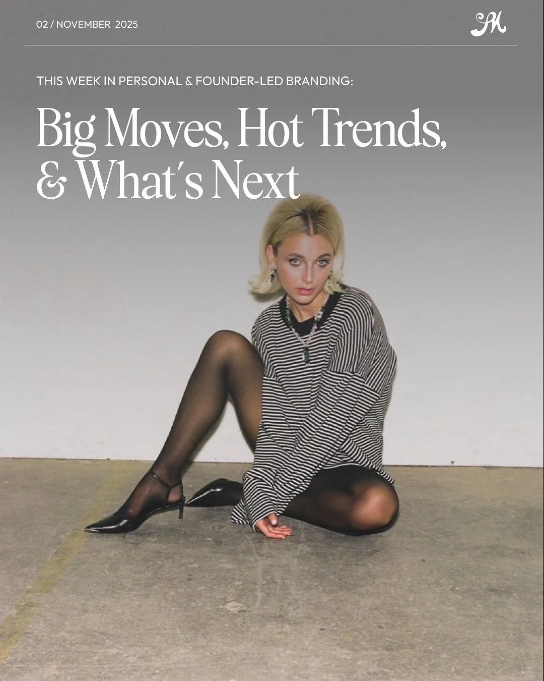 This week in personal and founder-led branding 👉🏻

Follow&nbsp;@sundaemorningsocial&nbsp;for weekly takes on how creators and entrepreneurs are owning their stories, and comment NEWSLETTER to get the insider roundup in your inbox every week.