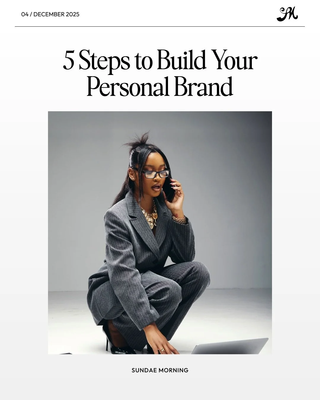 Building your personal brand but not sure where to begin? Start with these 5 steps 👉🏻