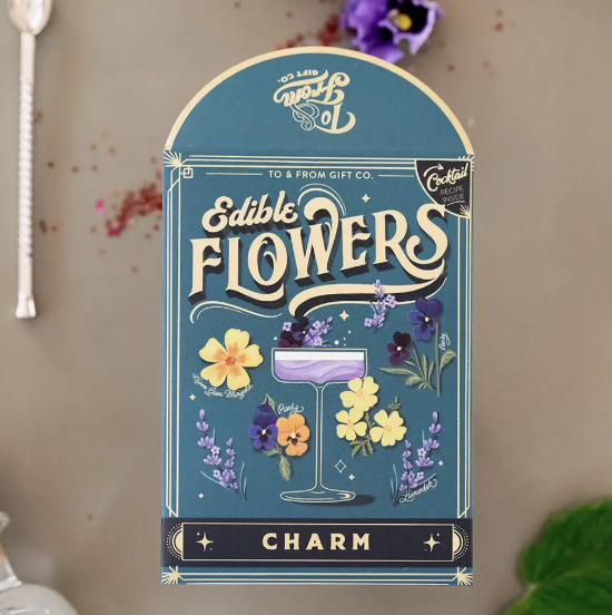 Edible Flowers - Seed Packet & Cocktail Recipe | To & From Gift Co.