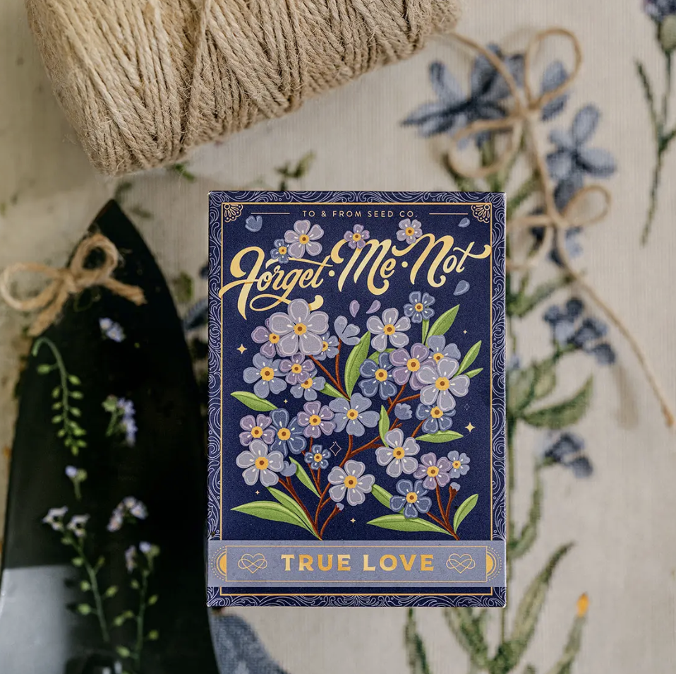 Forget-Me-Not (True Love) - Floriography Seed Packet | To & From Gift Co.