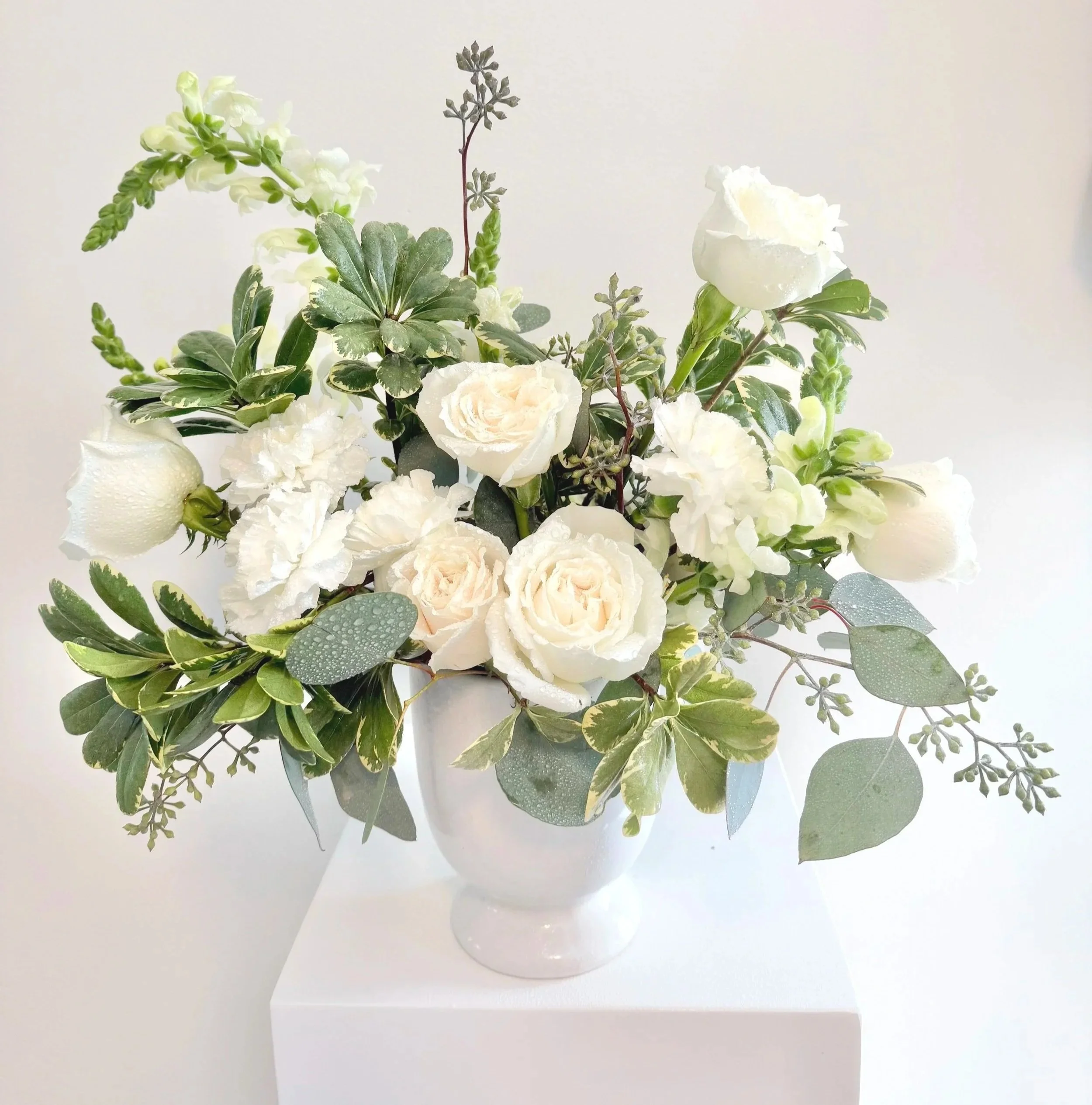 The Poise Garden -  Ceramic Pedestal Arrangement