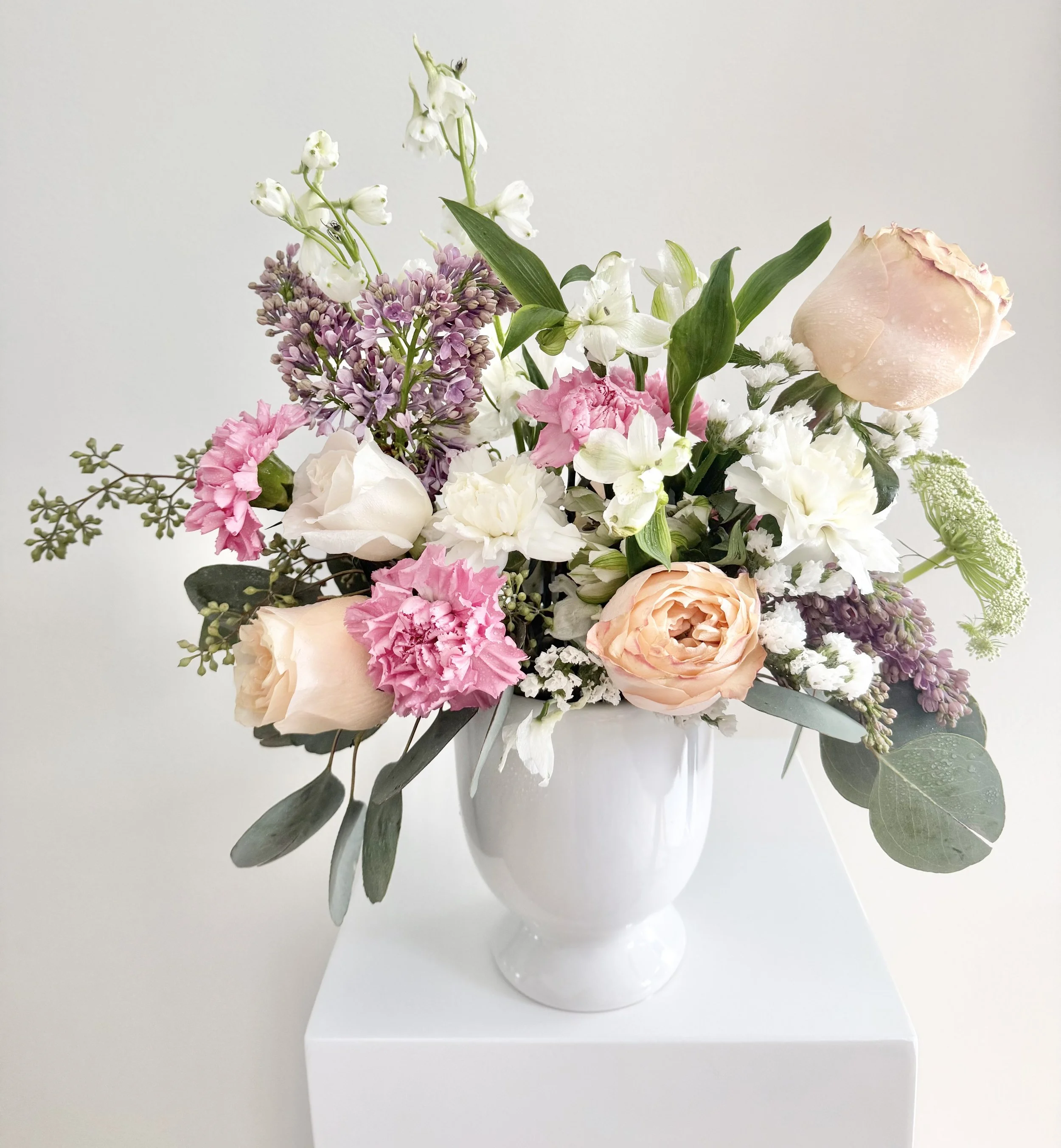 The Poet's Garden - Ceramic Pedestal Arrangement