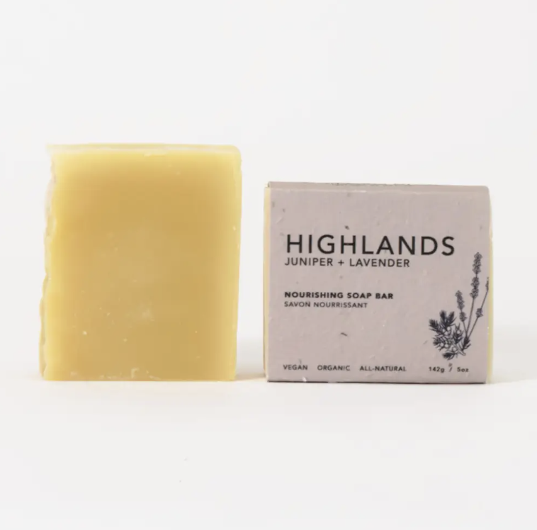 Highlands Natural Vegan Organic Soap Bar | Wildwood Creek