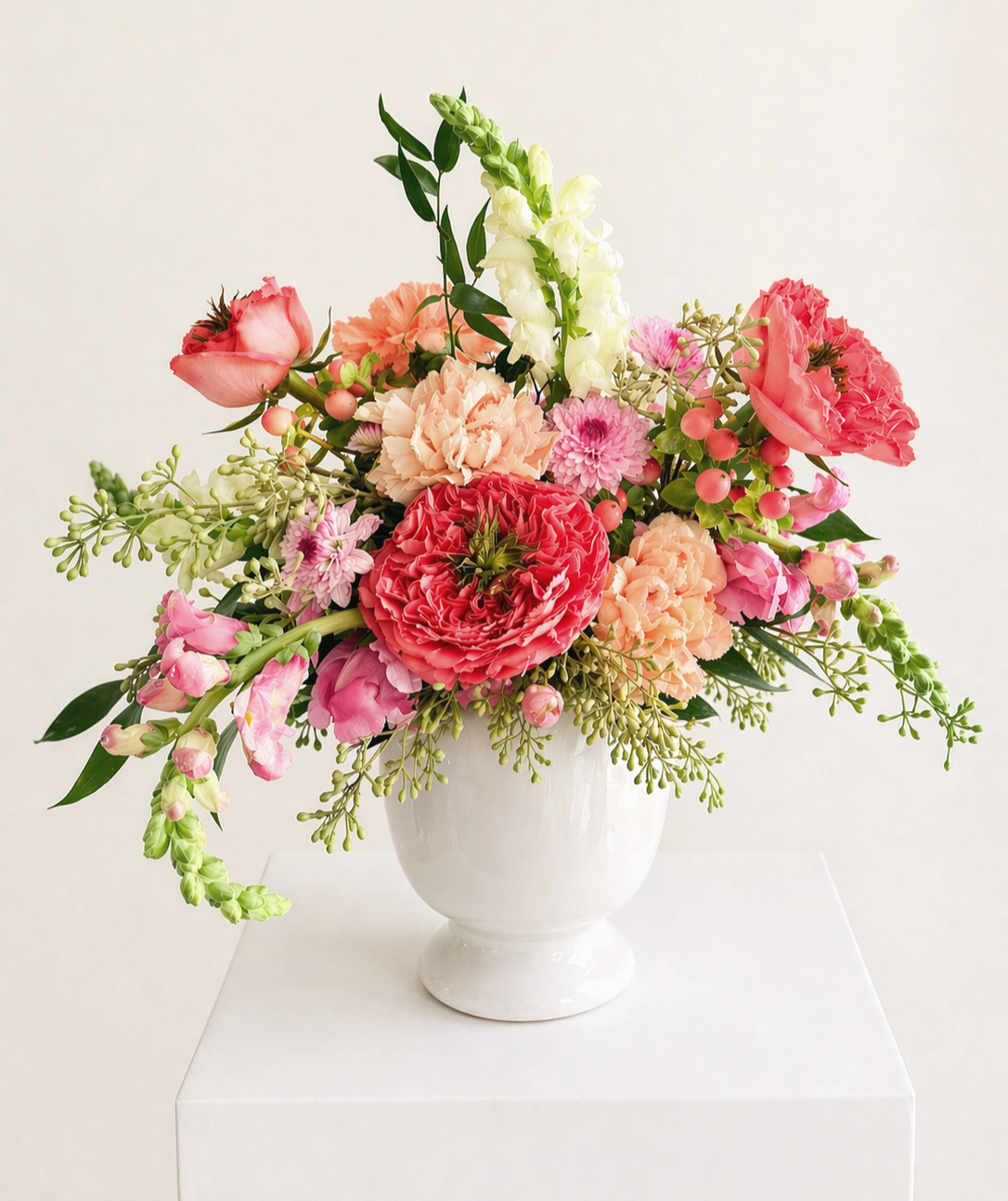 Garden Study  | Ceramic Pedestal Arrangement