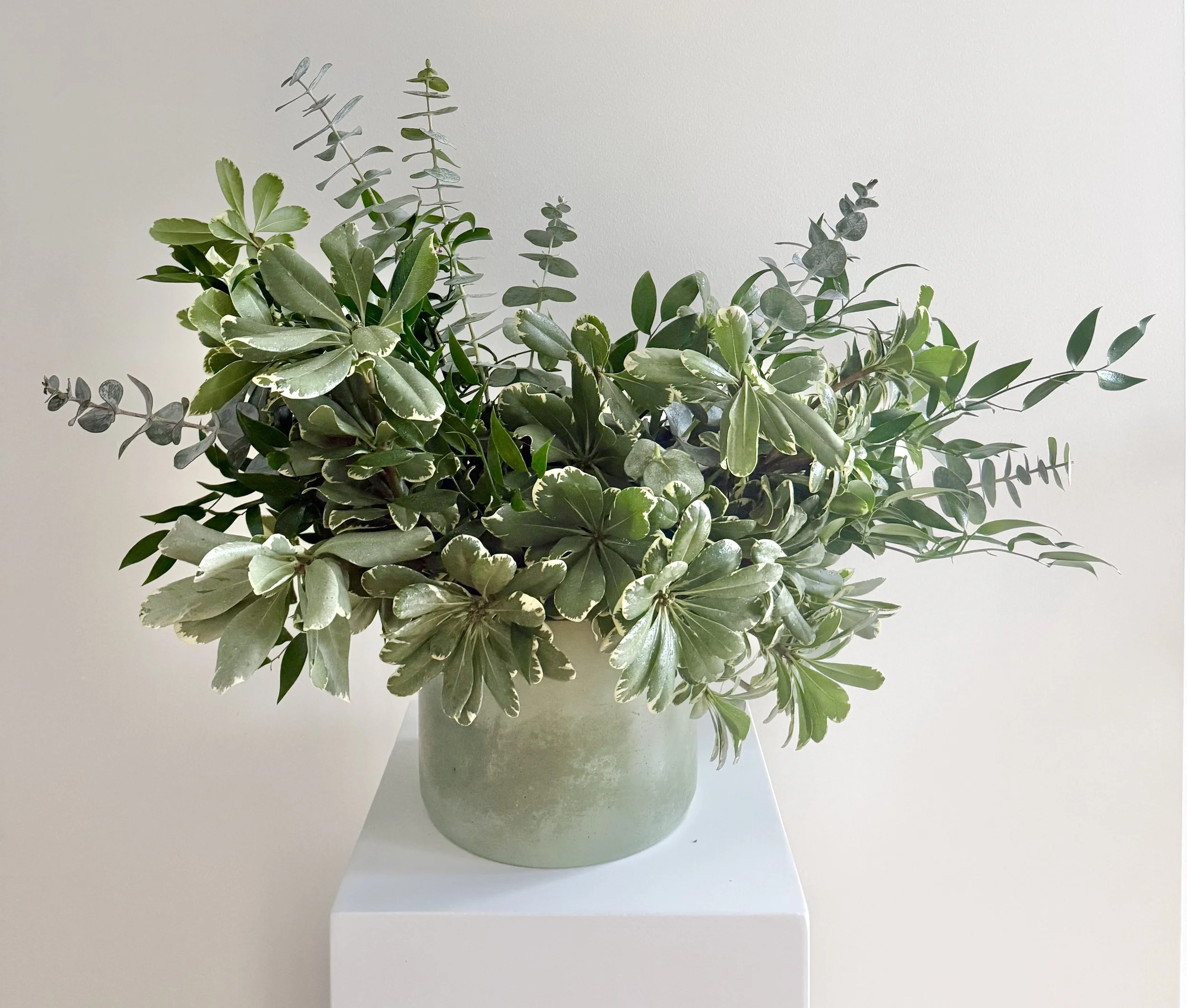 Sage & Stone: Verdant Edition - Artisan Vessel Arrangement