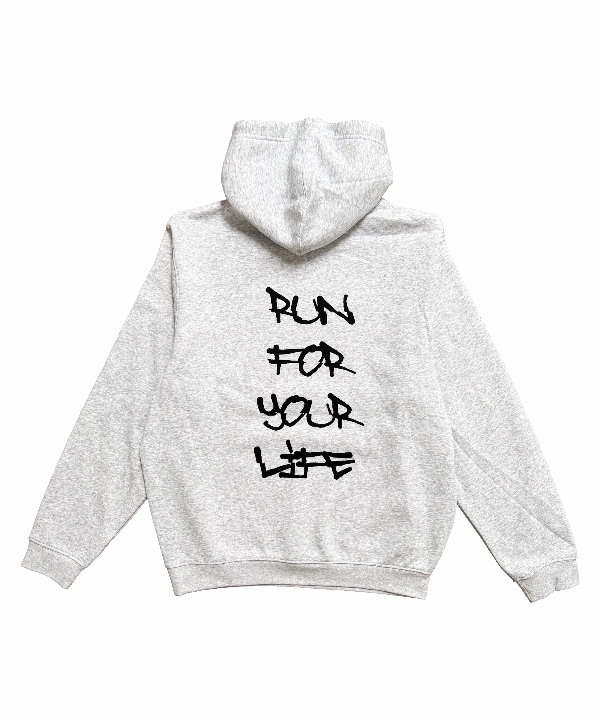 RUN FOR YOUR LIFE HOODIE (ASH)