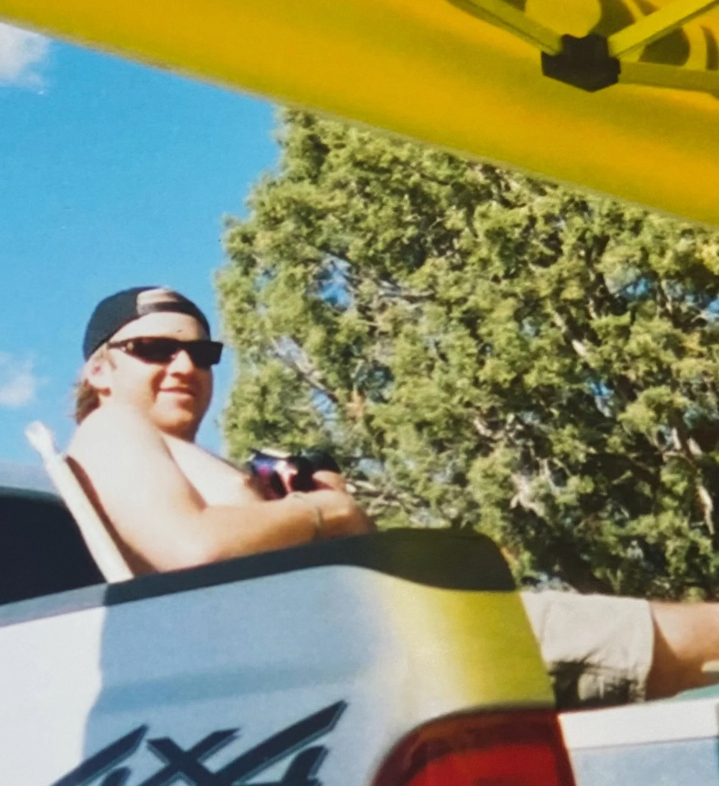 “Bad day to be a cold beer and a spliff”
From @loepperts
“First time I ever dragged his ass to Fruita in the spring was probably 2002 ish and he rolls up in the truck already buzzed up and having eaten mushrooms w one of my other