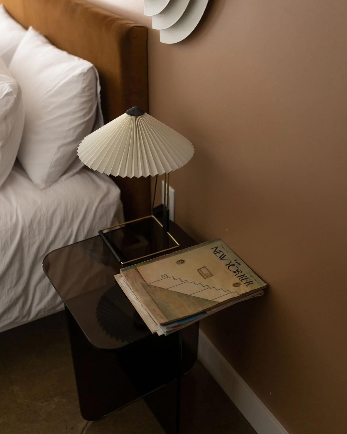 Even the bedside table reads true to our soul. Thoughtful, timeless, and just a little bit poetic.