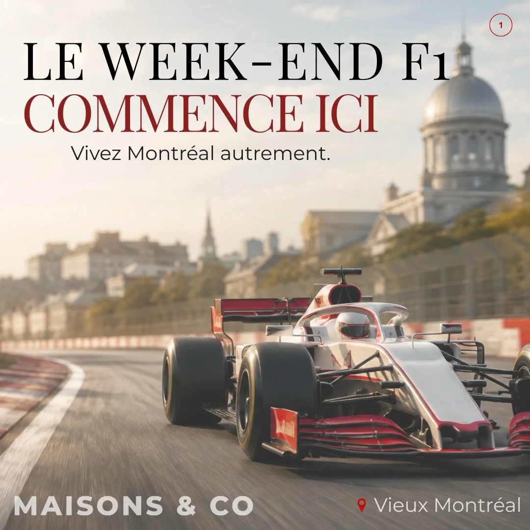 🏁 Montr&eacute;al s&rsquo;appr&ecirc;te &agrave; vibrer au rythme de la F1.

Entre l&rsquo;&eacute;nergie du Grand Prix, les soir&eacute;es du Vieux-Montr&eacute;al et l&rsquo;ambiance unique de notre boutique h&ocirc;tel, vivez un week-end inoublia