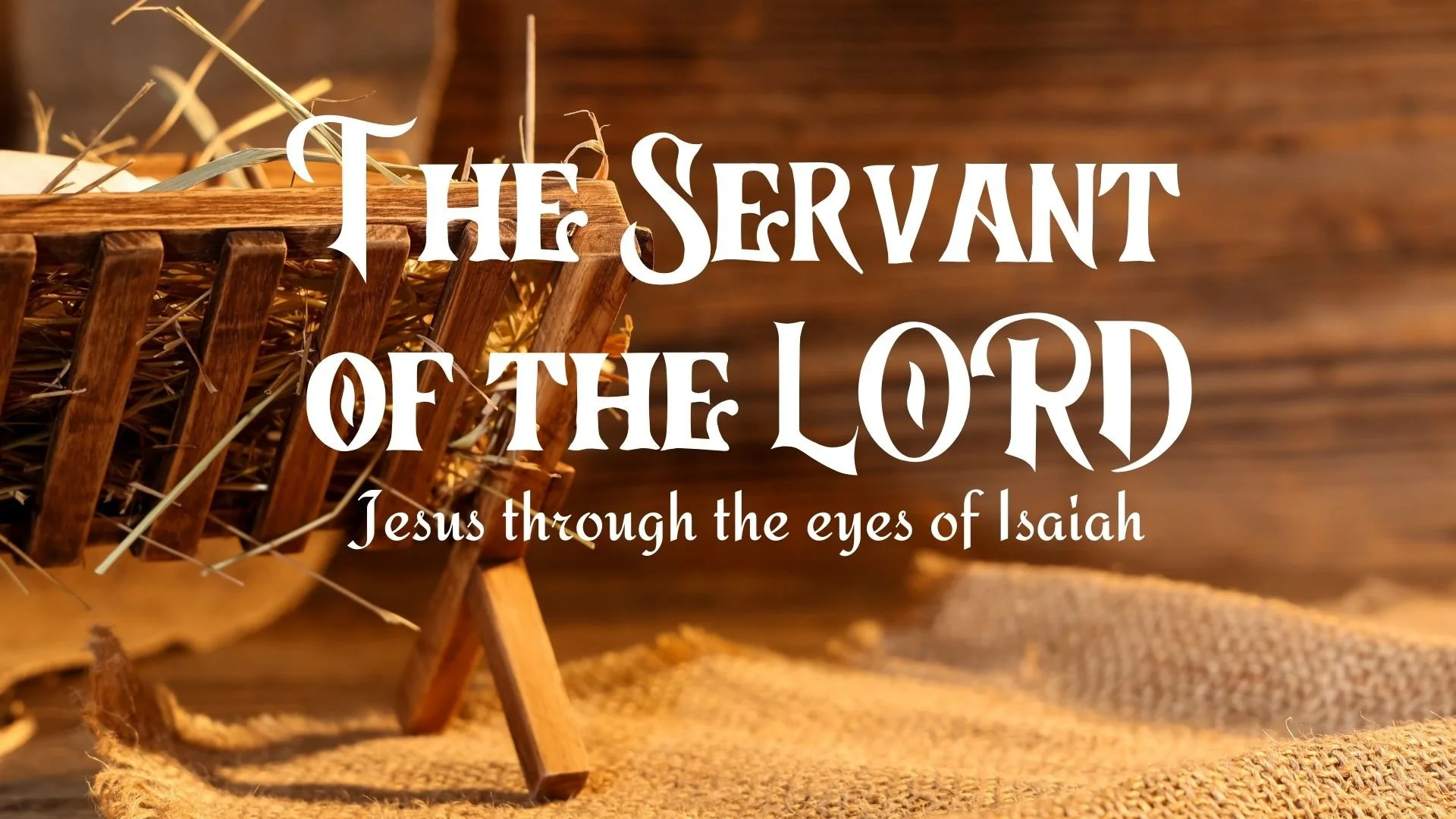The Servant of the Lord #3 - The Big “S” and little “s” servant