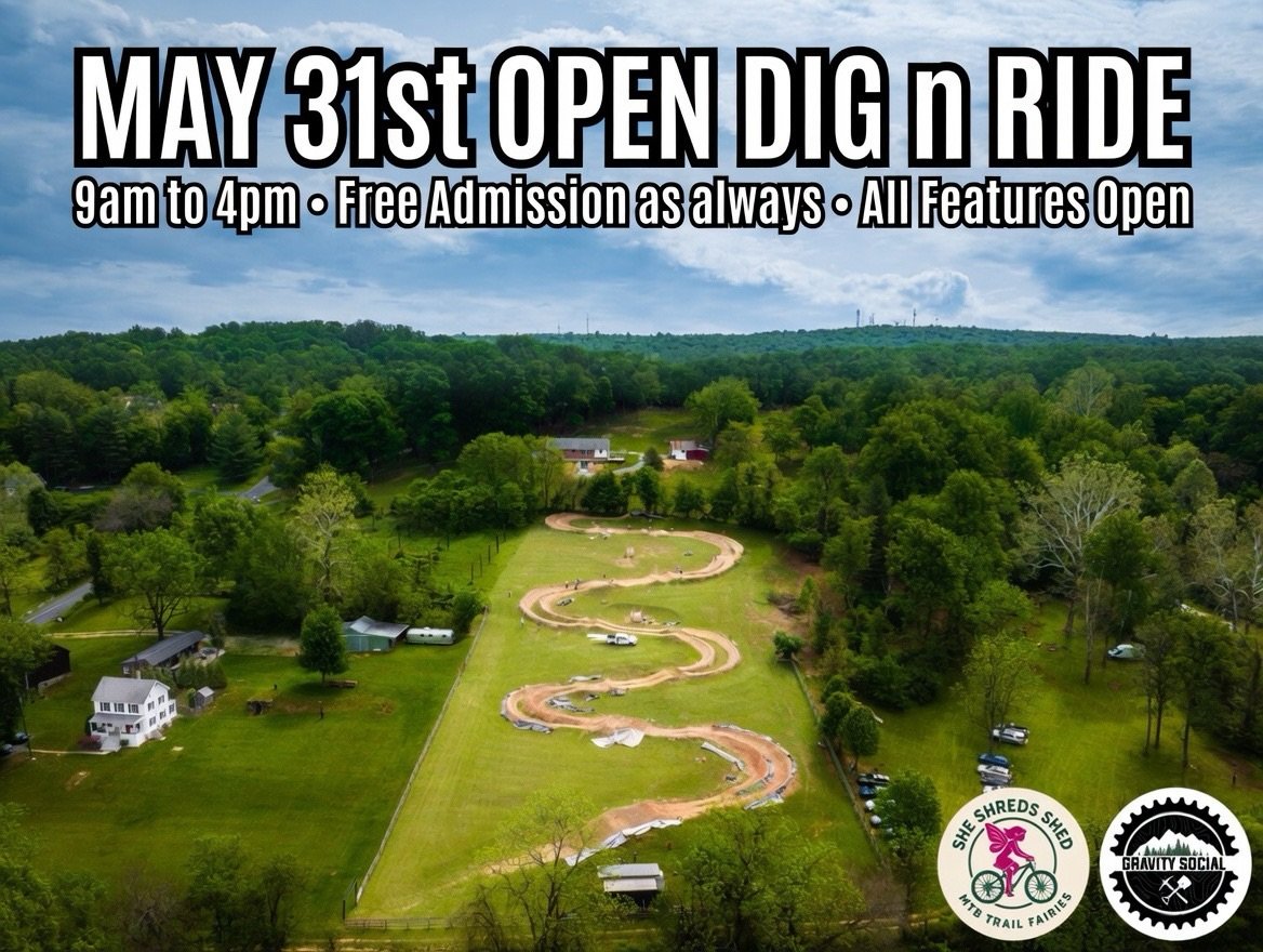 Happy Friday! We are closed this weekend but just around the corner, the last open ride of May! 

May 31st! Open dig n ride! We&rsquo;ll be doing some track work in the morning followed by open riding all day! 

All open rides are free to riders!! Se