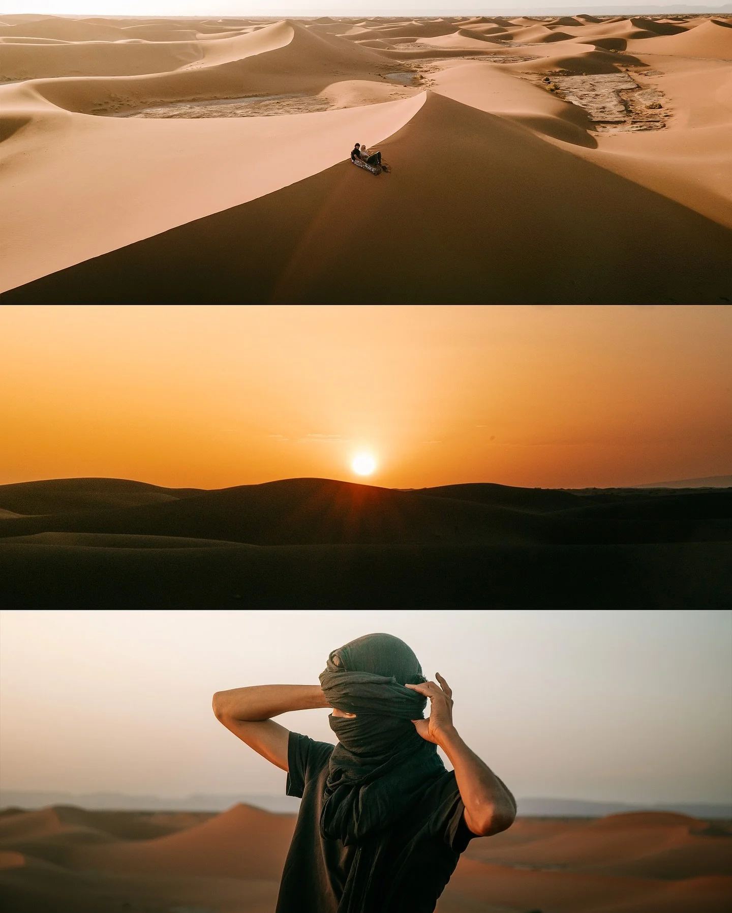 🇮🇹: Davanti all&rsquo;immensit&agrave; del deserto non si pu&ograve; restare indifferenti, un inferno di pace che ti assorbe completamente e ti lascia senza parole ☀️ 

&mdash;

🇬🇧: In front of the vastness of the desert you cannot remain indiffe