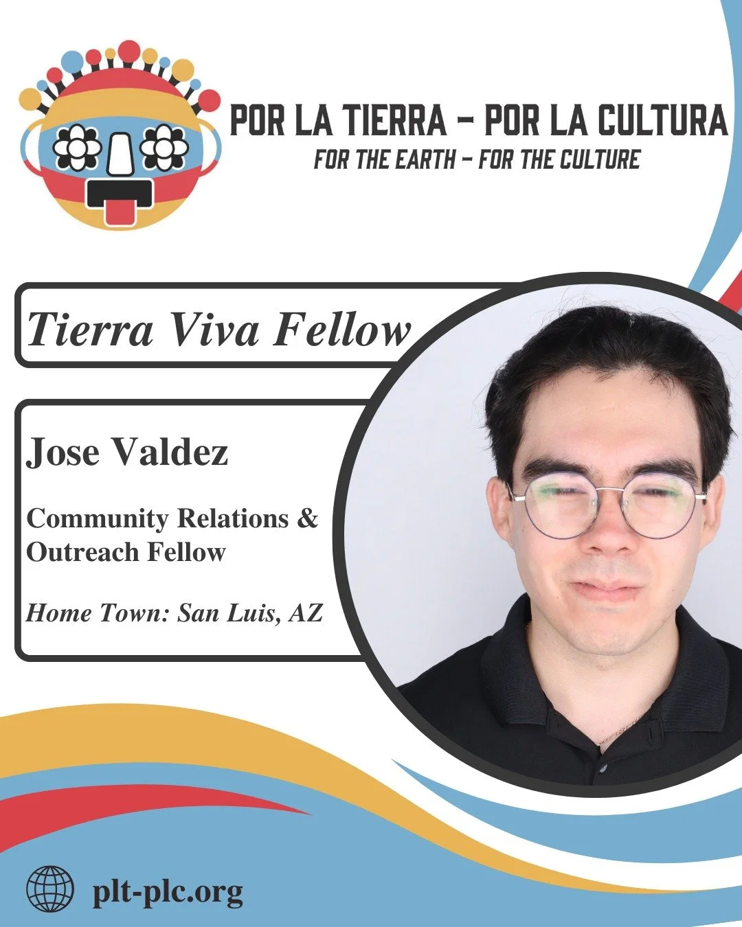 🚨 Tierra Viva Fellow Announcement 🚨

We are proud to announce that Jose Valdez is part of the Tierra Viva Fellowship Program!

Through his work, Jose carries forward the values of his family, community, and culture. 

As someone from a small border