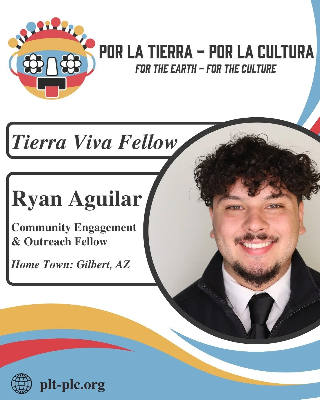 🚨 Tierra Viva Fellow Announcement 🚨

We are proud to announce that Ryan Aguilar is part of the Tierra Viva Fellowship Program!

You may have seen Ryan on our social media and/or in-person during our programming and community outreach! 

He is an am