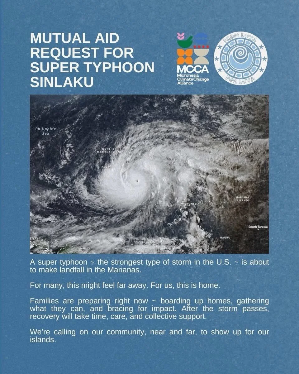 Please Help Share! 💙🌎

We are sharing these flyers and information in support of our friends and communities being impacted by Super Typhoon Sinlaku 

People who are not living in the area, might not know about this ongoing threat to safety and inf