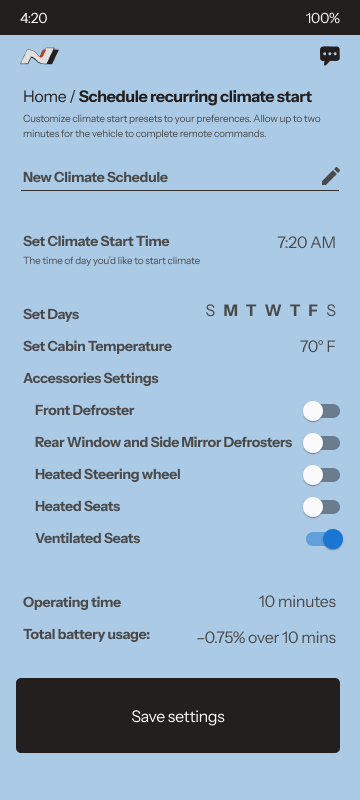 Save new climate program to climate submenu
