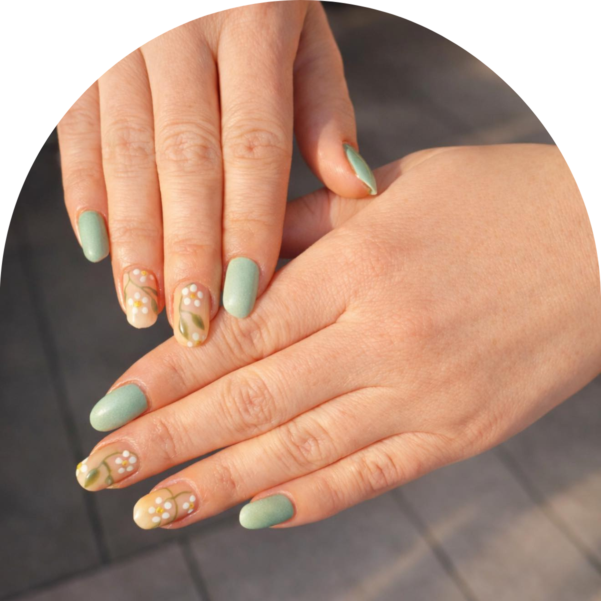 Nails created by MacKenzie! Courage 906 pedicures and manicures available