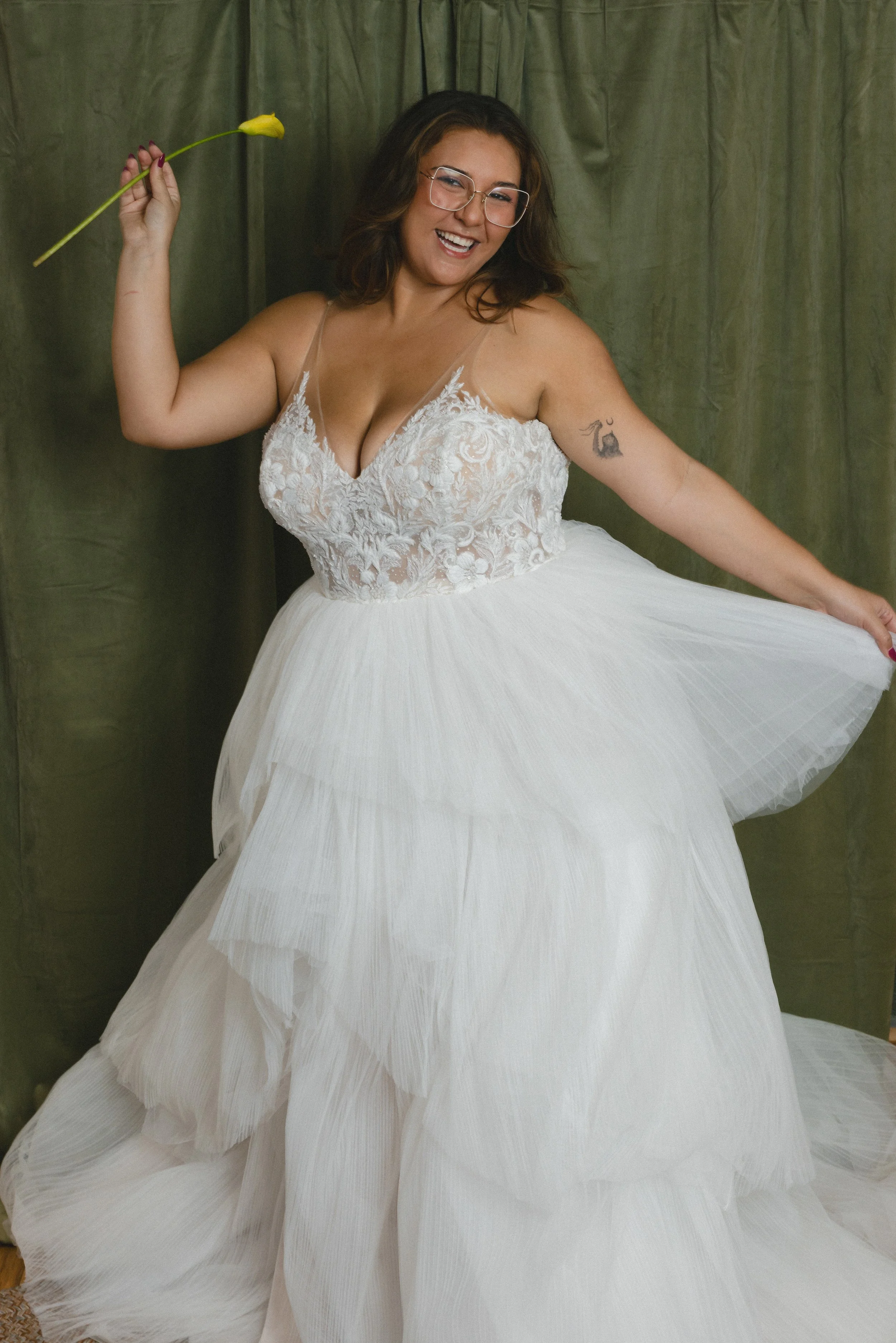 Gainesville Boutique Bridal Shop  Plus size inclusive Designer wedding gowns Ocala  Jacksonville  Wedding dress Florida  Alachua  Reception dress Graduation dress Little white dress Bride Veils Lgbtq friendly  salon north central florida