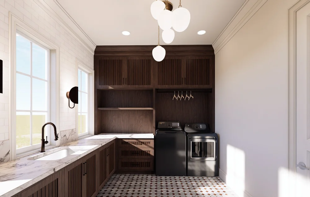 Pantry and laundry design in Winter Garden