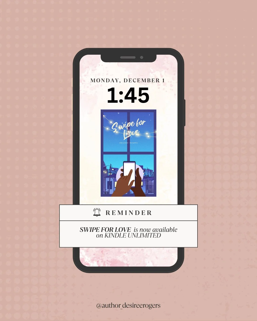 It&rsquo;s official&mdash;Swipe for Love is available for preorder! 💕⁠
⁠
This story has my heart: two women, one app, and a connection too real to delete. If you love slow burns, single moms, and sapphic second chances, this one&rsquo;s for you.⁠
⁠
