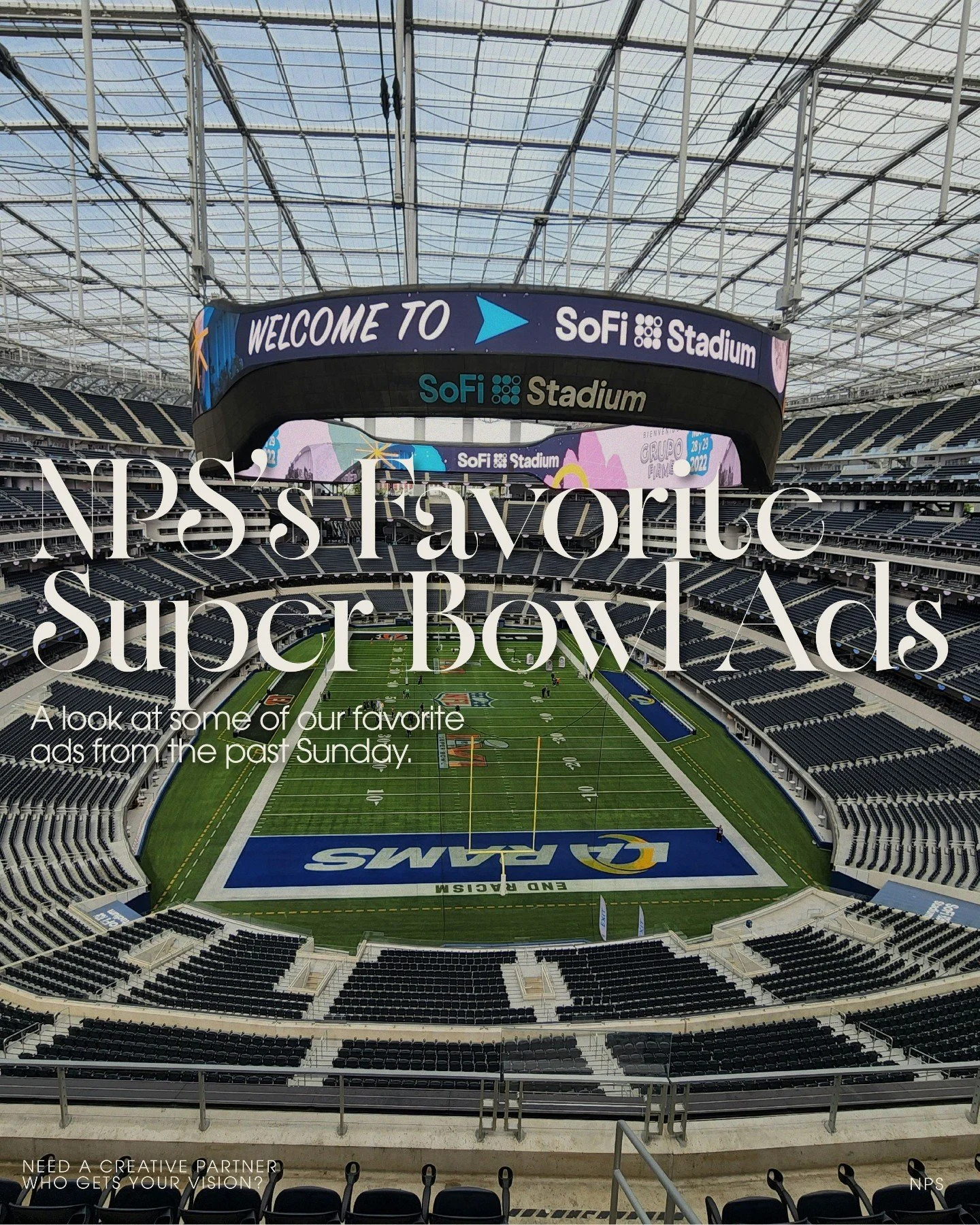 There is something so fascinating about the way Super Bowl commercials handle time. With such a small window to make an impression, every second is treated like a work of art.

At NPS, there is a lot of love for the way these brands find that perfect