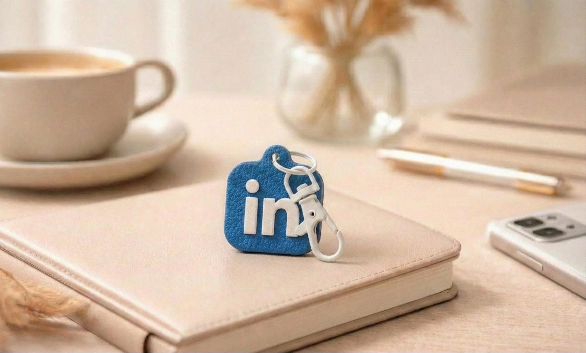 NFC LinkedIn Keychain