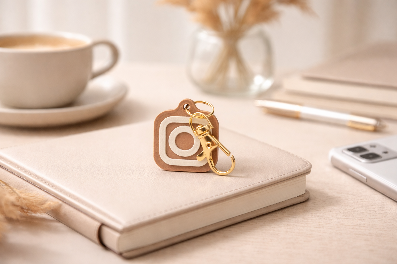 NFC Instagram Keychain