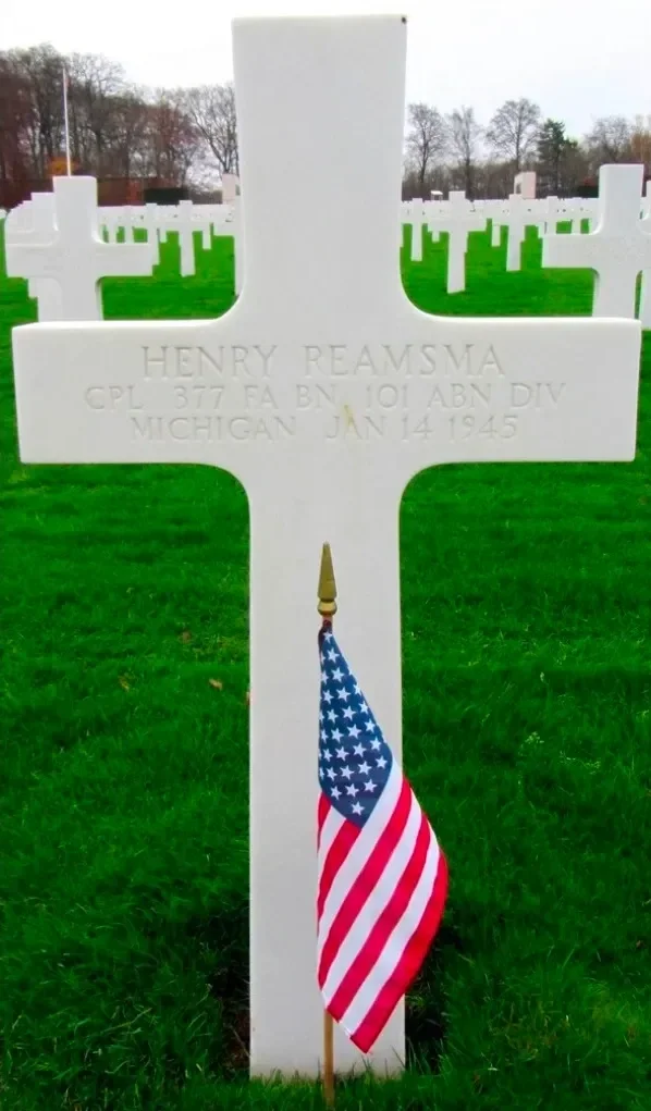 CPL Henry Reamsma Memorial