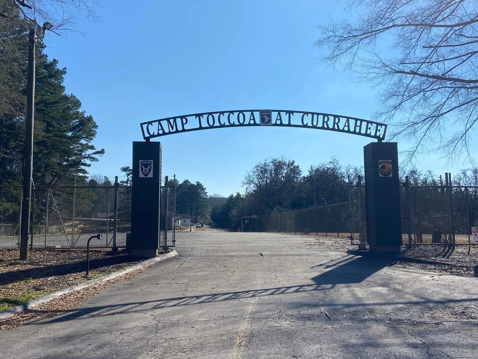 Visiting Camp Toccoa at Currahee