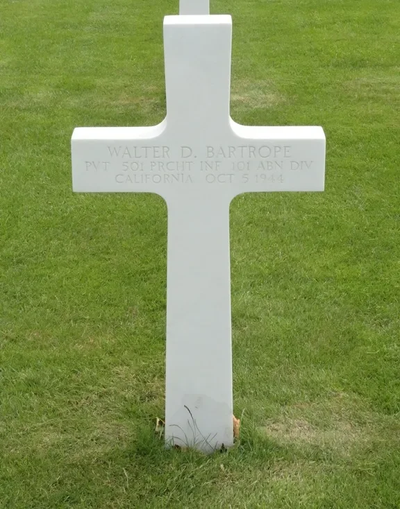 PVT Walter D. Bartrope Memorial