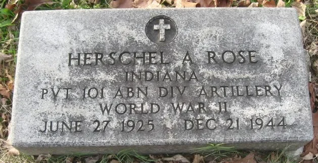 PVT Herschel A. Rose Memorial