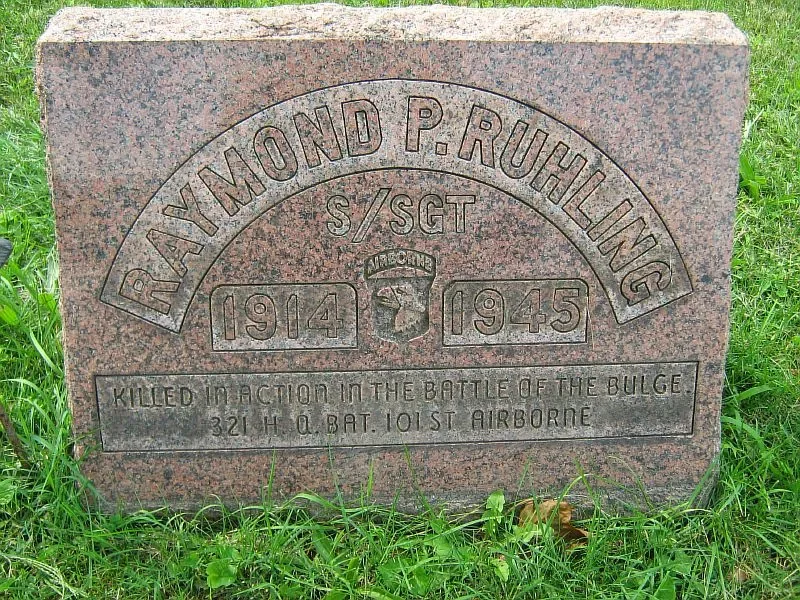 SSGT Raymond P. Ruhling Memorial