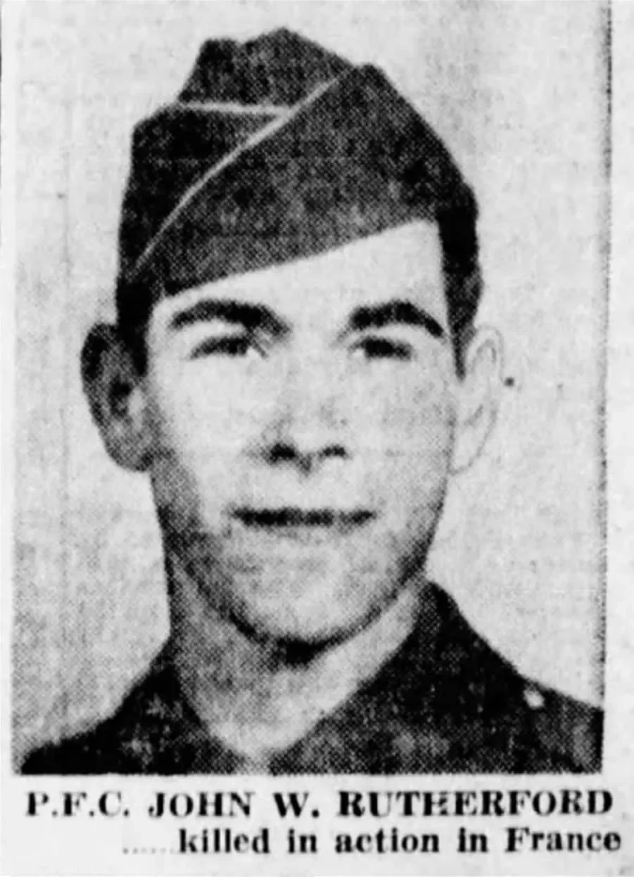 PFC John W Rutherford