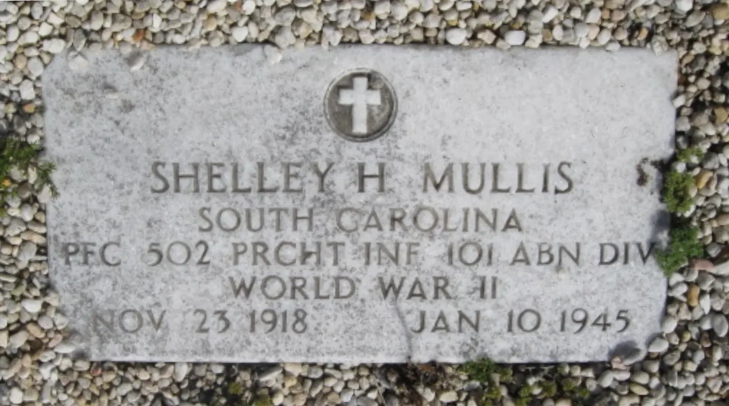 PFC Shelton H. Mullis Memorial