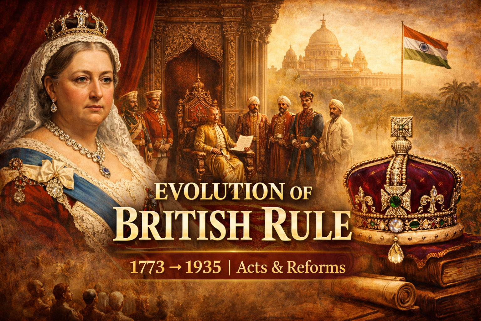 The Evolution of British Constitutional Rule in India