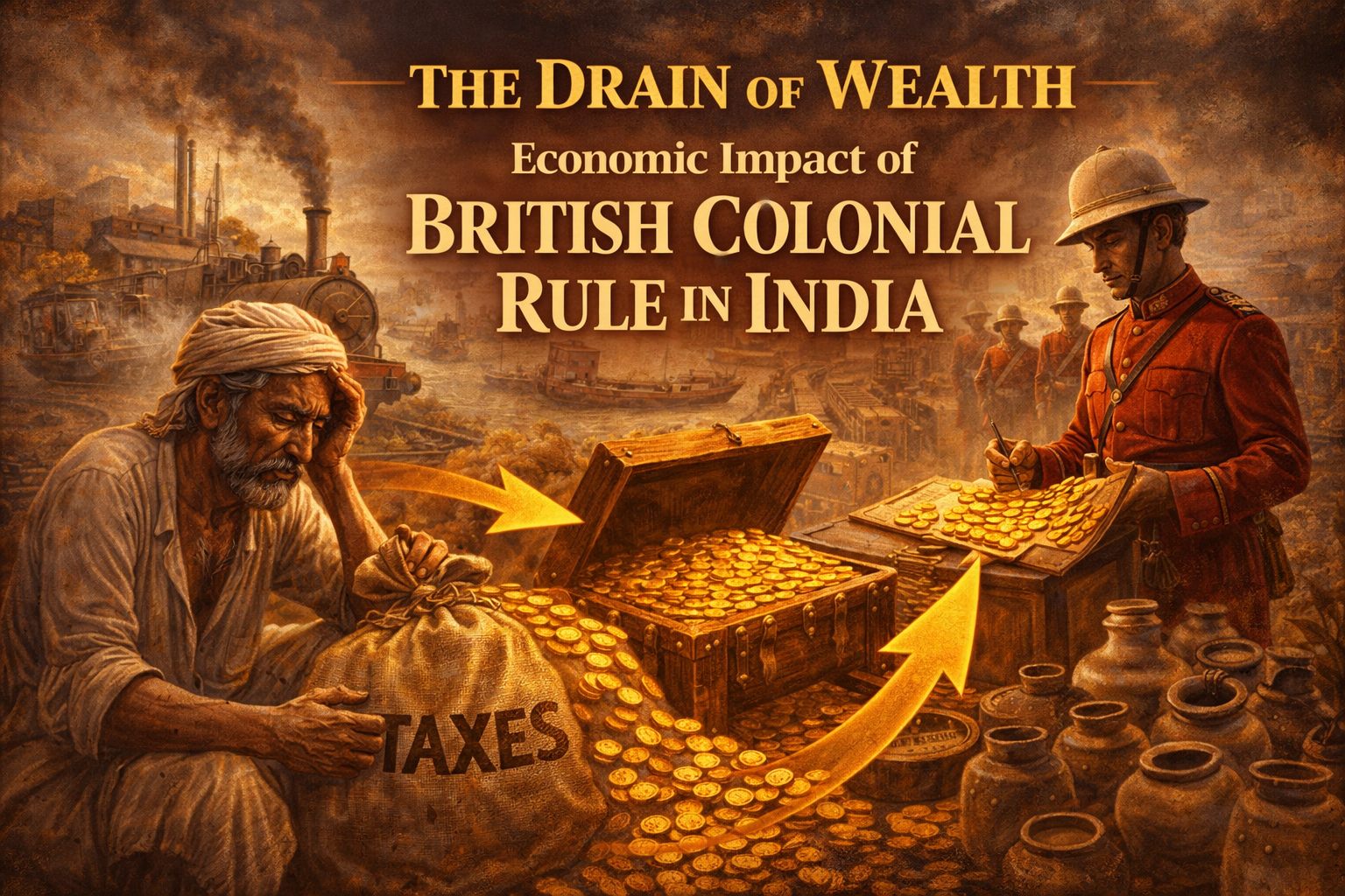The Drain of Wealth: Economic Impact of British Colonial Rule in India: Part 3