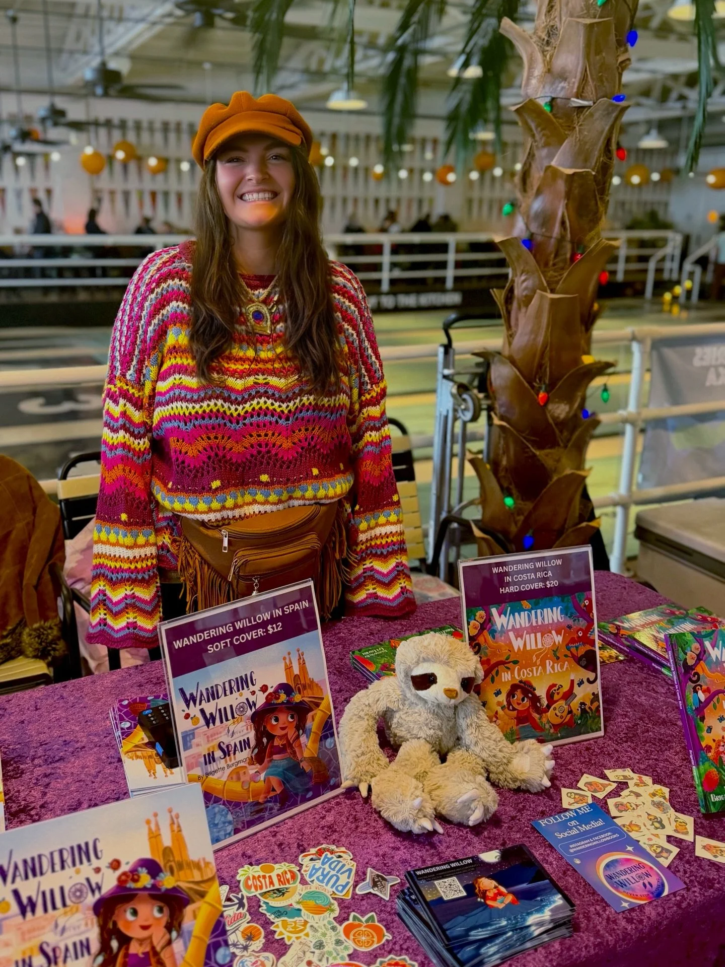 First indoor winter market in the books! 

Yesterday was so much fun! Thanks to everyone who stopped by the table for some travel stickers, sloth tattoos, and Wandering Willow books!! 

And a big thanks to @wickerpark_farmersmarket and @royalpalmschi